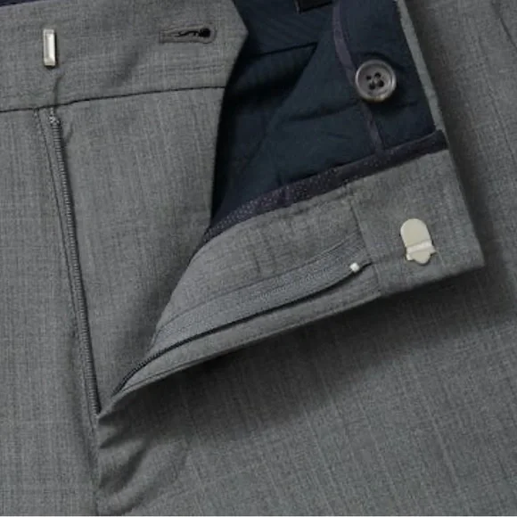 Bonobos Italian Marzotto Wool Athletic Cut Dress Pants 38 x 32 Gray EUC B16-6